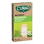 Curad Naturals with Aloe & Vitamin E 2" x 4" Fabric Adhesive Bandages, Tan, 8 Bandages/Box, 24/Carton (CURNTA0204)~#|#~7c33d251-adaf-4e4b-8d037d9d0b33e250_sc7