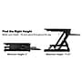Mount-It! 35.5"W Rectangular Adjustable Metal Standing Desk Converter, Black (MI-7955)~#|#~7C37606A-8C9B-465D-AD785AD8571FFEFA_sc7