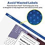 Avery Laser/Inkjet Multipurpose Labels, Clear, 2 Labels/Sheet, 50 Sheets/Pack (94278-CGF50)~#|#~7C37AF66-E86A-4A27-875AFD14E1E3FC04_sc7