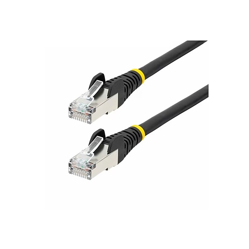 StarTech 100' Cat6A Ethernet Cable, 27AWG, Black (NLBK-100F-6A-PATCH) image 1