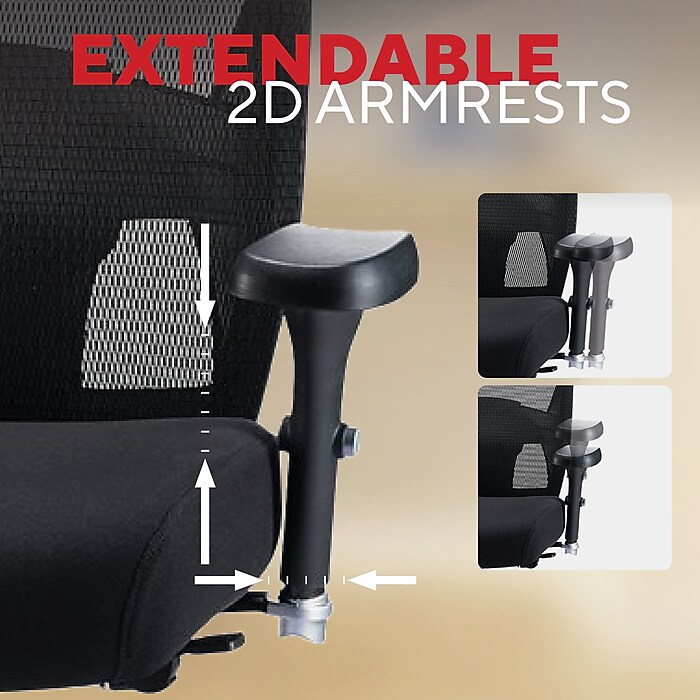 Staples Driscott Ergonomic Fabric Managers Big & Tall Chair, 400