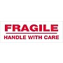 Tape Logic "Fragile Handle With Care" Security Tape, 2" x 55 yds., Red/White, 6/Carton(T901P026PK)~#|#~7C3AE96C-1B50-44C1-AC24443579551CA9_sc7