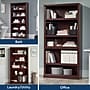 Sauder Select 70"H 5-Shelf Bookcase, Cherry Finish (412835)~#|#~7C3FADFF-437C-40D8-85687E74EF720E88_sc7
