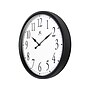 Infinity Instruments Bromidic Wall Clock, 16"Dia. (20311BK-4556)~#|#~7C438556-34A8-4894-88484D478A7D7F85_sc7