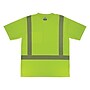 GloWear 8292 High Visibility Short Sleeve T-Shirt, ANSI Type R Class 2, Lime, X-Small (22231)~#|#~7C45EEDF-AF9A-49D0-A6CC9CE1C39D94B4_sc7