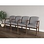 Lesro Weston 4-Seat Tandem Seating, Chambray Grey/Riftwood Walnut (WS4103.WRW-01CHGY)~#|#~7C4DC5AD-6123-419A-AE3D322C6B3DD3C3_sc7