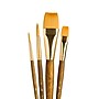Princeton RealValue Short Handle Mixed Media Synthetic Taklon Variety Brush Set, 4/Set, 2 Sets/Bundle (PBXPR9146-2)~#|#~7C54CCE9-4E0D-40C7-BA4427600F1BAA04_sc7