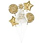 Party City Golden Soiree 5-Piece Foil Balloon Bouquet (AM60050740-P)~#|#~7C57469E-CC73-42CF-910C5603FA3AA4C8_sc7