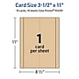 Avery Integrated Cards, 3.5" x 11", Matte Kraft Brown, 10/Pack (95339)~#|#~7C638E04-0019-4A84-AAA78FF8F00BB7EC_sc7