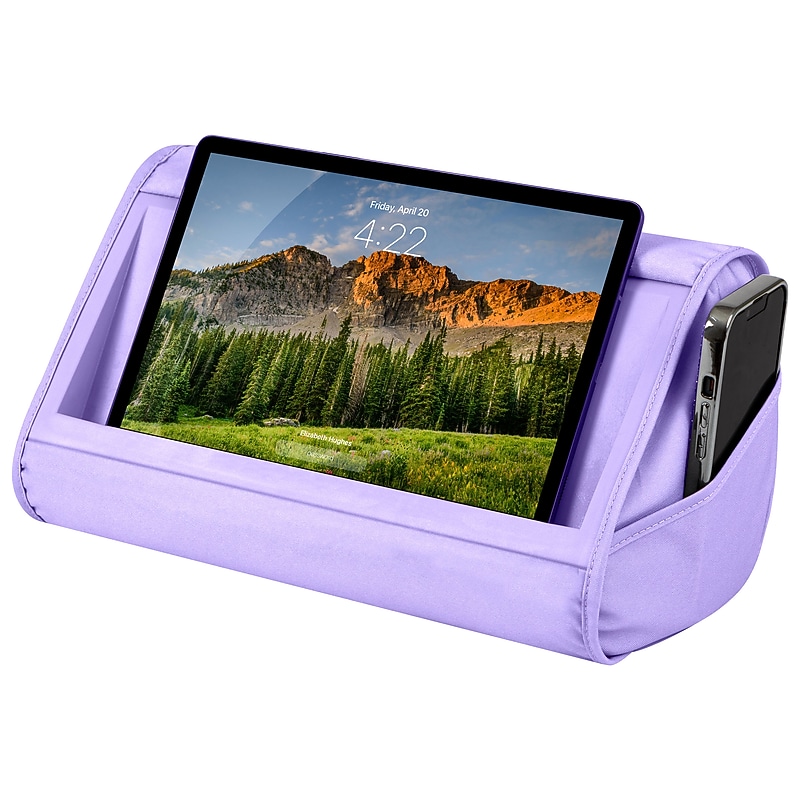 LapGear Tablet Pillow, 12.25" x 8" x 7", Purple Amethyst image 1