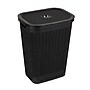 Mind Reader 15.85-Gallon Hamper with Lid, Plastic, Black (60FABHAMP-BLK)~#|#~7C68B1CA-98CA-47AF-999F99E59C2A4627_sc7