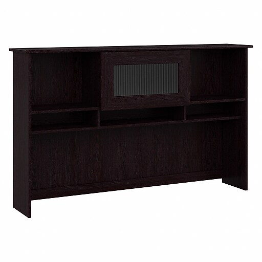Bush Furniture Cabot 60"W Desktop Hutch, Espresso Oak (WC31831) Staples