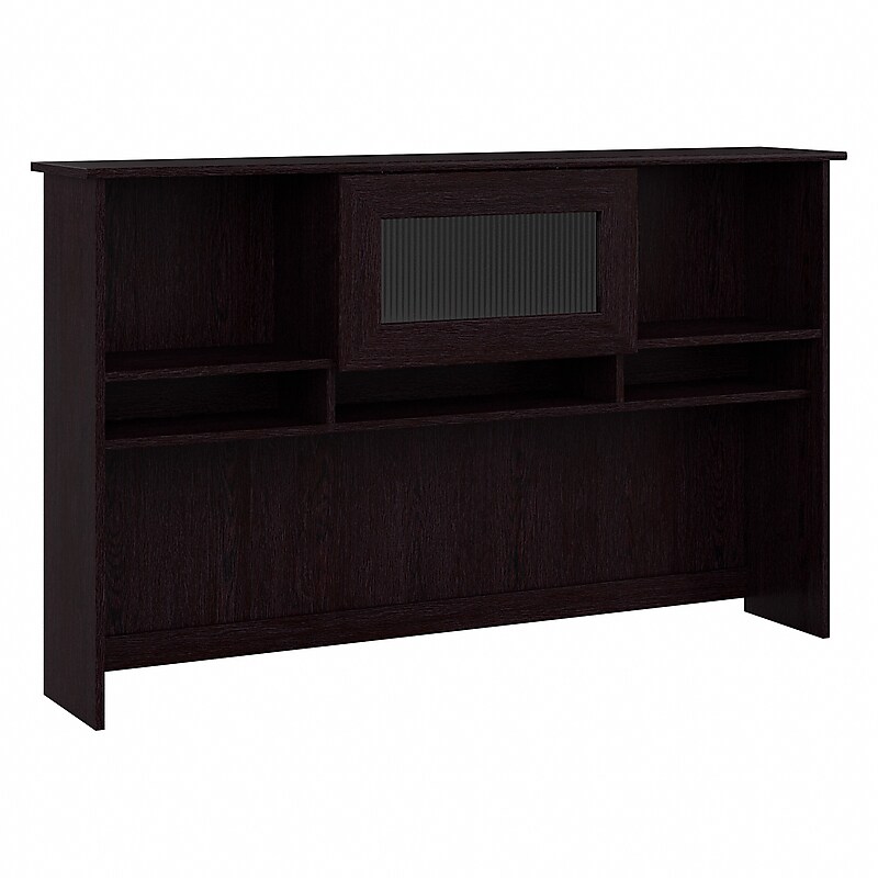Bush Furniture Cabot 60"W Desktop Hutch, Espresso Oak (WC31831) image 1