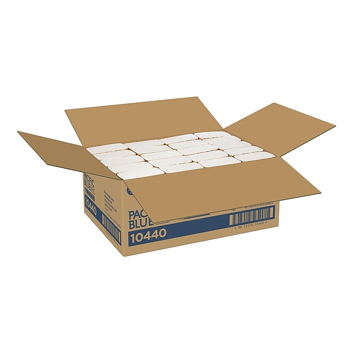 Pacific Blue Select Door Tissue, 2-ply, Tissues/Box, 40 Boxes/Pack