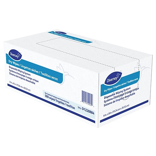 Diversey Fabric Cleaning Wipers, 8