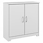 Bush Furniture Cabot 30"H Small Storage Cabinet with 2 Shelves, White (WC31998)~#|#~7C8B8984-118A-4C40-9306F17AE0E46382_sc7