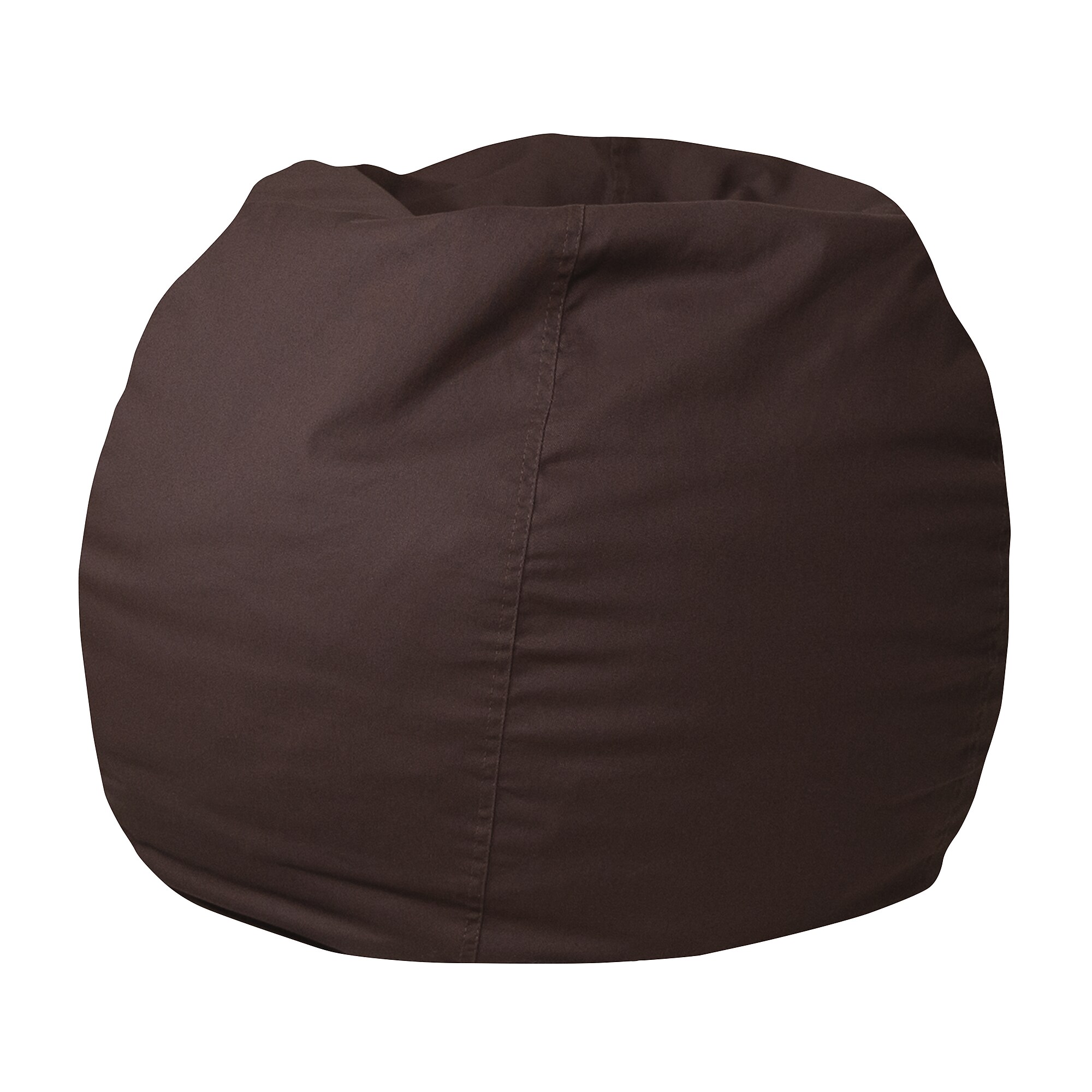 Flash Furniture Cotton Twill Small Solid Kid’s Bean Bag Chair, Brown (DGBEANSMSLDBN) Sansujyuku sansujyuku.com