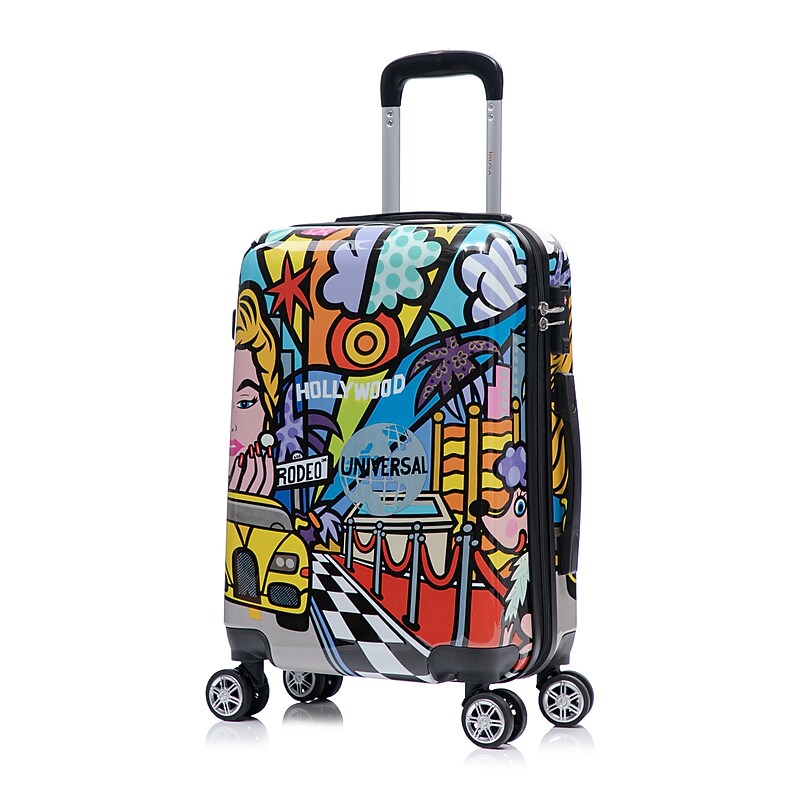 InUSA 20" Hardside Hollywood Suitcase, 4-Wheeled Spinner, TSA Checkpoint Friendly, Hollywood (IUAPC00S-HOL) image 1