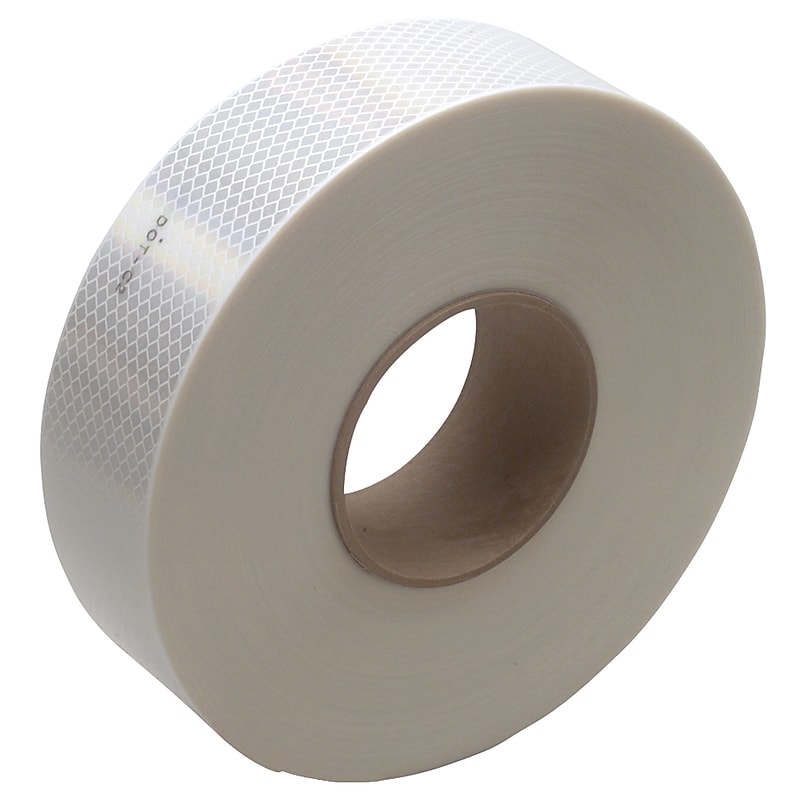 3M 983 Reflective Safety Tape, 2" x 50 yds., White (T967983W) image 1