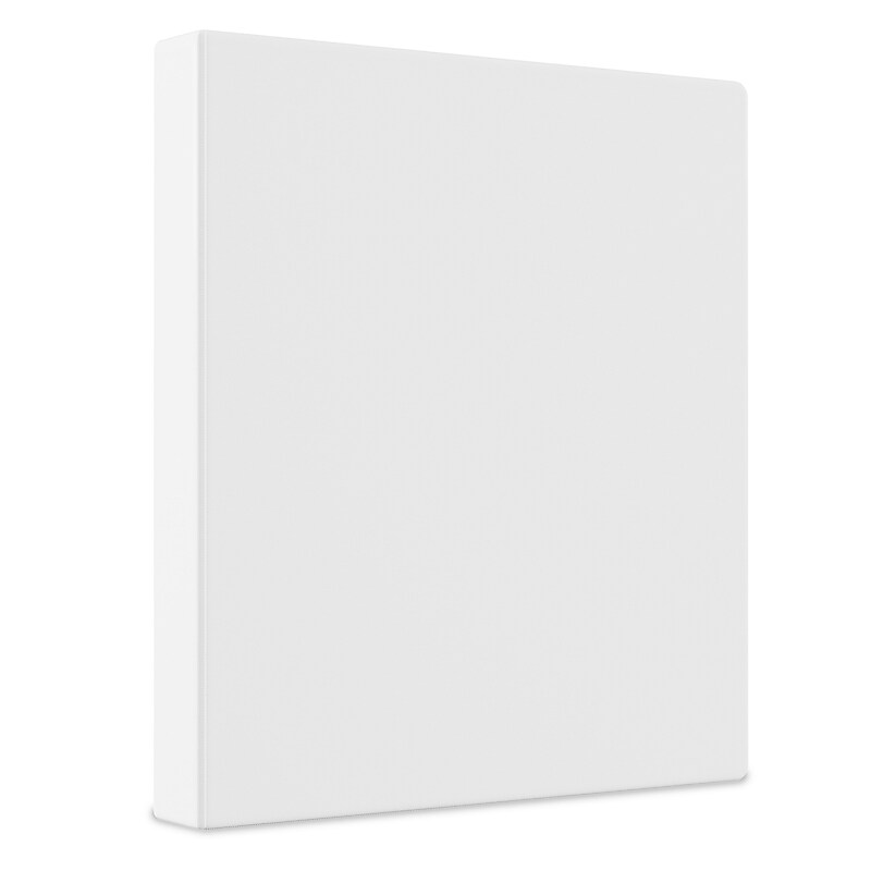 Staples 1" 3-Ring View Binder, White (ST23735-CC) image 1