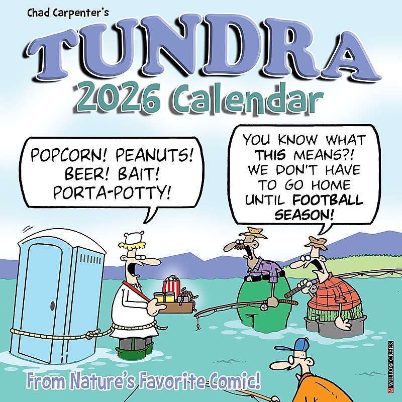 2026 Willow Creek Tundra 12" x 12" Monthly Wall Calendar (53027) image 1