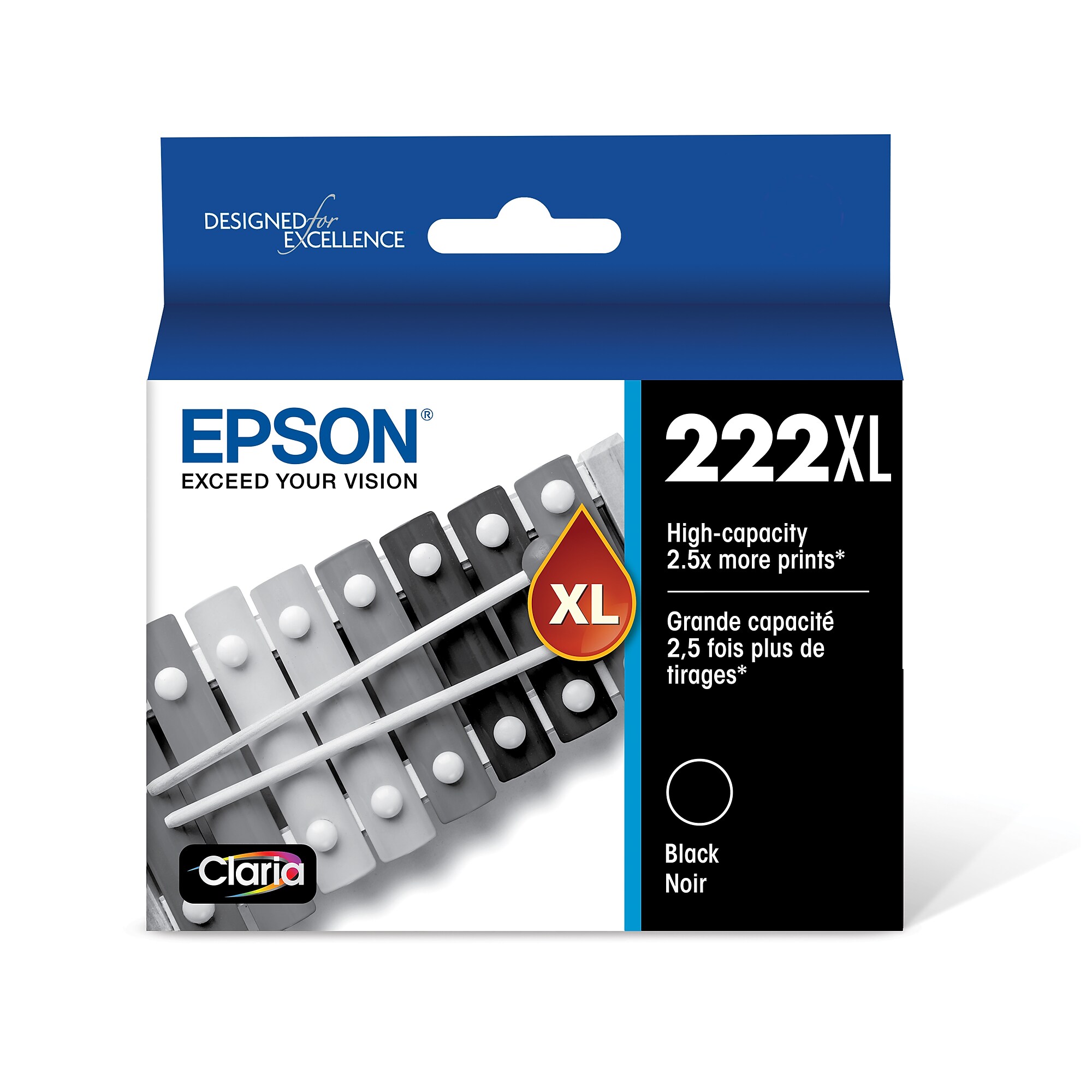 Epson 222XL Black High Yield Ink Cartridge (T222XL120-S) Sansujyuku sansujyuku.com