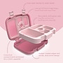 Bentgo Kids Prints Bento Box, 5-Compartment, Petal Pink Glitter (BGKSPGL-PP)~#|#~7C9CD6F4-7DC8-4A2D-9CAE33032AA81336_sc7