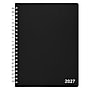 2027 Staples 8" x 11" Daily Appointment Book, Plastic Cover, Black (ST21487-27)~#|#~7C9F82BB-D917-4E47-927D05670187DAB4_sc7