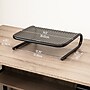 Mind Reader Ventilated Monitor Stand, Holds up to 44 lbs., Metal, Black, 2/Pack (2METMONST-BLK)~#|#~7C9FD8DA-92E0-4A39-9177462C13C29EB4_sc7
