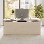 Bush Business Furniture Stratus 72x30 Standing Desk, Drawers and Panel, Natural Elm (SUT012NE)~#|#~7CA1A69B-D024-45A7-B0A2EAE068B13B88_sc7