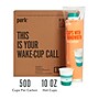 Perk™ Paper Hot Cup, 10 Oz., White/Teal, 500/Carton (PK54366CT)~#|#~7CA2B97D-EBAB-4C2A-B0B85D717A0C01E5_sc7
