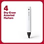 TRU RED™ Tank Dry Erase Markers, Chisel Tip, Assorted, 4/Pack (TR61456/TR54561)~#|#~7CA30A7C-9878-4D8B-BB8552492F401928_sc7