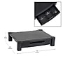 Mind Reader Monitor Stand Riser with Storage Drawer, Black (DRPLMONST-BLK)~#|#~7CA541E3-C3F0-4AFD-8114F9A280245ADC_sc7