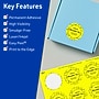 Avery Circle Multipurpose Labels, 1-5/8" Dia., Neon Yellow, 800/Pack (94507)~#|#~7CAAE4E3-0B18-4271-960CE463D430A638_sc7
