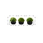 Monarch Specialties Inc. 5" Artificial Plant in Pot, 3/Set (I 9552)~#|#~7CAB2393-B592-4C51-92B8977FF548BF5B_sc7