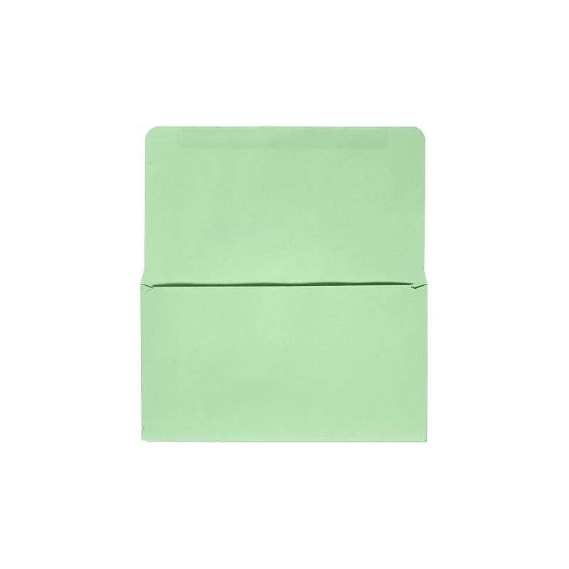 JAM Paper Booklet Envelope 3 1/2" x 6", Pastel Green, 50/Pack (R255-50) image 1