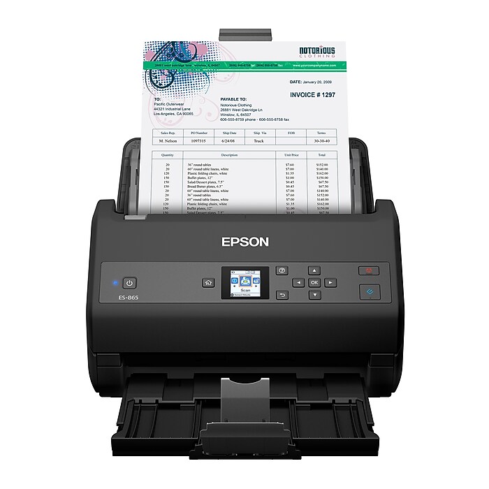 Epson ES-865 High-Speed Duplex Desktop Document Scanner