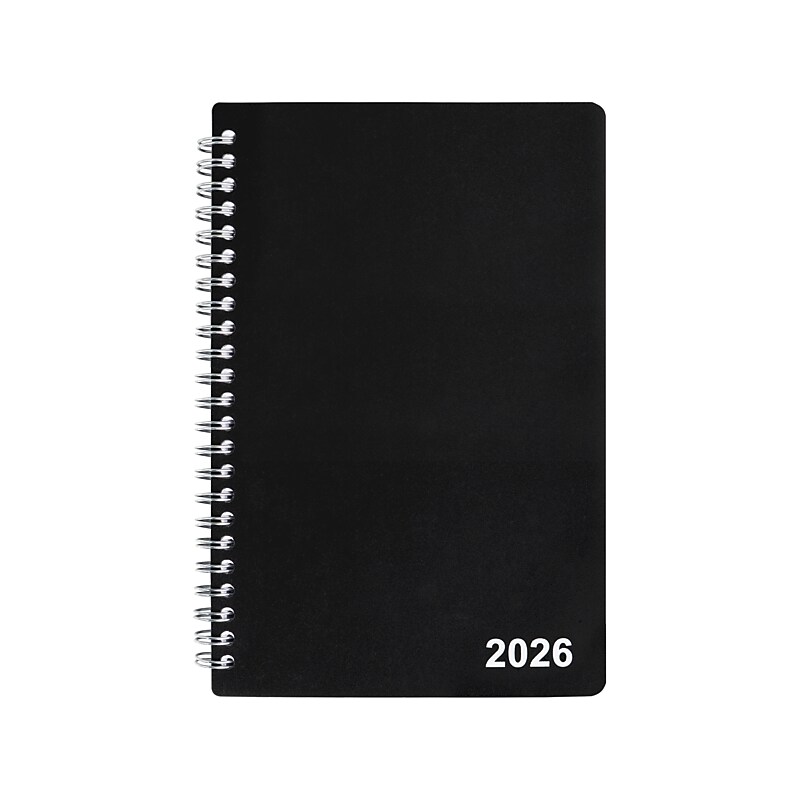 2026 Staples 5" x 8" Weekly & Monthly Planner, Assorted Colors (ST17389-26) image 1