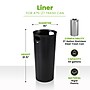 Alpine Industries 475 Series 27 Gallon Rigid Bin Liner, 31.5" x 15" x 15" (ALP475-27-L)~#|#~7CB9290A-3080-4B10-8C58E5EB3FA8FDBE_sc7