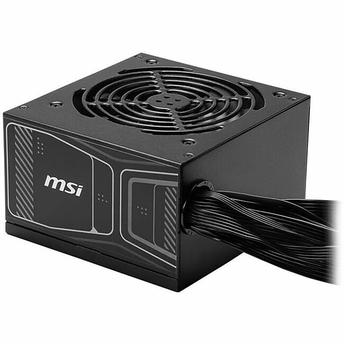 MSI MAG 750W ATX 3.1 80 Plus Gold ATX Power Supply, Black