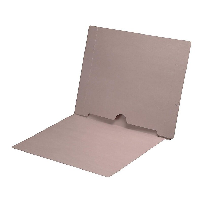 Medical Arts Press End Tab File Folder, Straight Cut, Letter-Size, Gray, 50/Box (S-09017-GRY) image 1