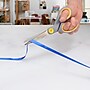 Westcott Titanium Bonded 8" Titanium Heavy Duty General Purpose Scissor, Pointed Tip, Gray/Yellow, 2/Pack (13901)~#|#~7CBF29E8-522E-461D-8645ADD4A0BBCD89_sc7