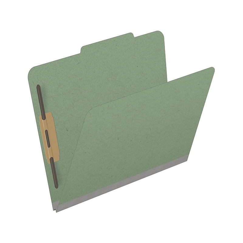 Medical Arts Press Pressboard Classification Folder, 2" Expansion, Letter Size, Green, 25/Box (DV-T42-02-3AGN) image 1