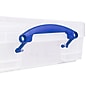 Really Useful Box 11.6 Quart Storage Box with Latching Lid, Plastic, Clear (11CL)~#|#~7CC3D8C4-8AFA-42E2-A433594ED29283CE_sc7