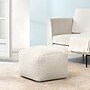 Anji Mountain Cherokee Ivory Fabric Rectangular Pouf Ottoman (AMBPF153-2014)~#|#~7CC500C0-E449-4478-A47B6D3240F06AB1_sc7