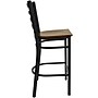 Flash Furniture Metal Back Wood Restaurant Barstool, Mahogany (XUDG697BBARMAW)~#|#~7CC744DA-F4BB-40AF-BC9AD02D3FD5C5B7_sc7