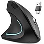 Delton S12 Wireless Ergonomic Vertical Left-Handed USB-A/C Mouse, Black (DMERG12LWB)~#|#~7CC9A2B2-1CDA-4D31-ACDA75C6A6F527B5_sc7