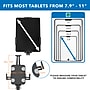 Mount-It! Adjustable Anti-Theft Tablet Countertop Kiosk Stand for 7.9"–11" Tablets, Black (MI-3871B)~#|#~7CCC5B5D-F204-4518-8E98DC4FF9993838_sc7