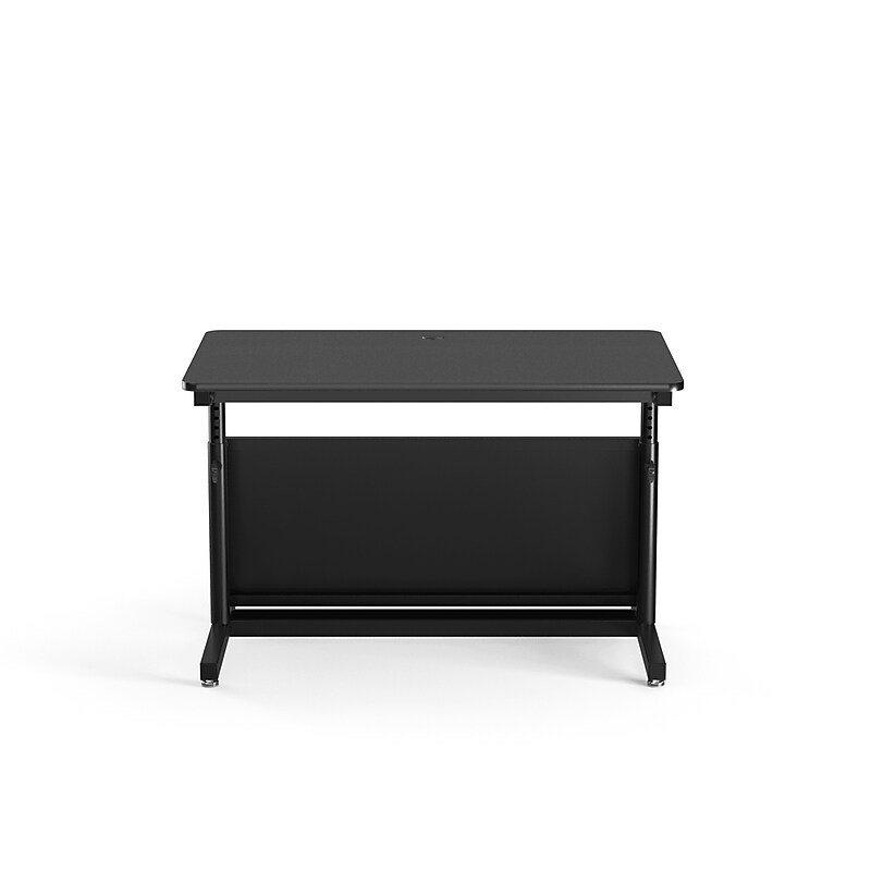 VersaDesk Deluxe 48"W Manual Adjustable Standing Computer Table, Black (CTL4830-BB) image 1
