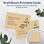 Avery Integrated Cards, 5" x 7", Matte Kraft Brown, 100/Box (95348)~#|#~7CD6EDF7-A905-4A3D-A01C0298D9A50CF1_sc7